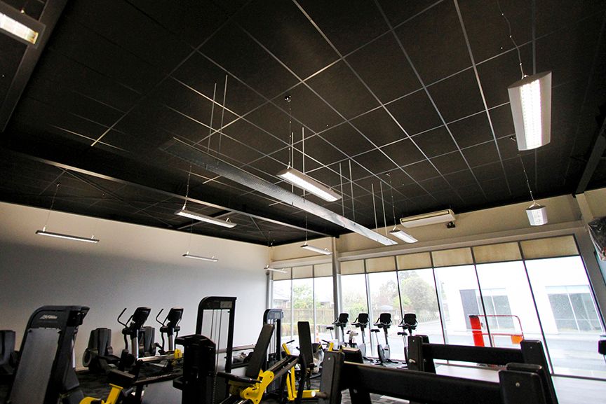 Black Phonic Gym Ceiling
